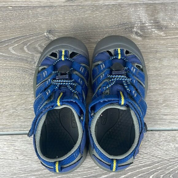 Keen Newport H2 C Blue Depths Gargoyle Toddler Boy Size 12 Hiking Water Shoes - Picture 5 of 11
